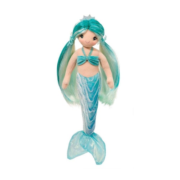 Douglas Ciara Aqua Princess Mermaid Plush Stuffed Doll