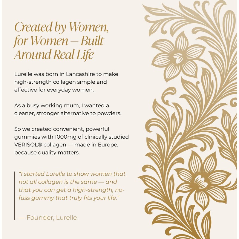 Lurelle Collagen Gummies for Women – 1000mg Collagen per Gummy