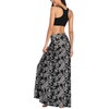 Urban CoCo Women's Stylish Spandex Comfy Fold-Over Flare Long Maxi