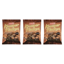 Pack of 3 Zetti Crispy Flakes Dark (3 x 130 g)