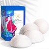 Esponjas Faciales Konjac Limpieza Tratamientos Paquete 100 Naturales Libres Microplásticos