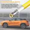 Yellow Cable 2M Data Line 12V RJ45 Adapter Ethernet to