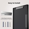 LOAAO Black Bathroom Mirror 20"X28" for Wall, Rectangle Bathroom Vanity
