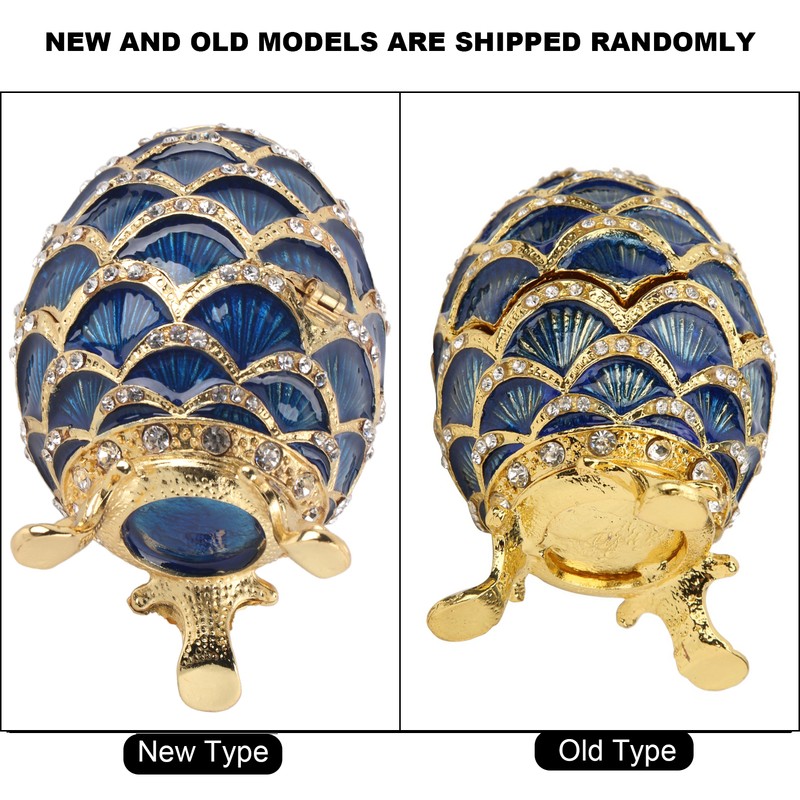 Easter Egg Trinket Box Enameled Easter Egg Jewelry Box Organizer