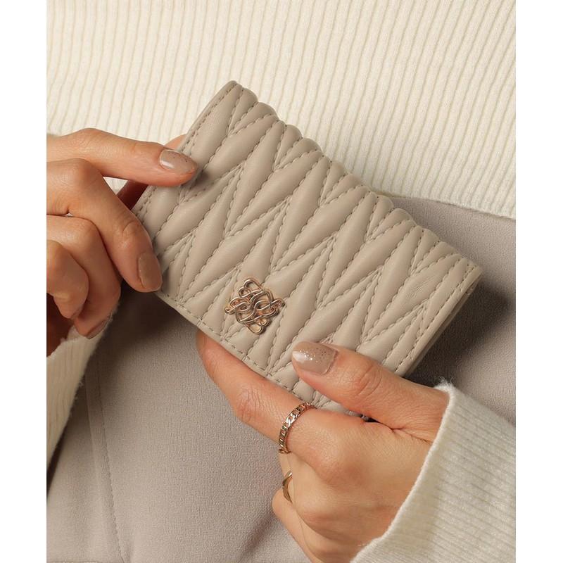 Alto Rose Business Card Holder, 2 Pockets, Cute, Quilting, Card