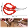 Calary 8Pcs Seafood Scissors Crab Scissors Seafood Shears Multifunctional Crab
