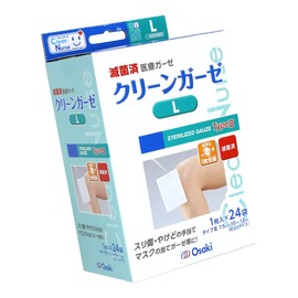OO Osaki(オオサキ) CN 滅菌クリーンガーゼⅢ L 24枚入(1枚入×24袋) 一般医療機器 15290