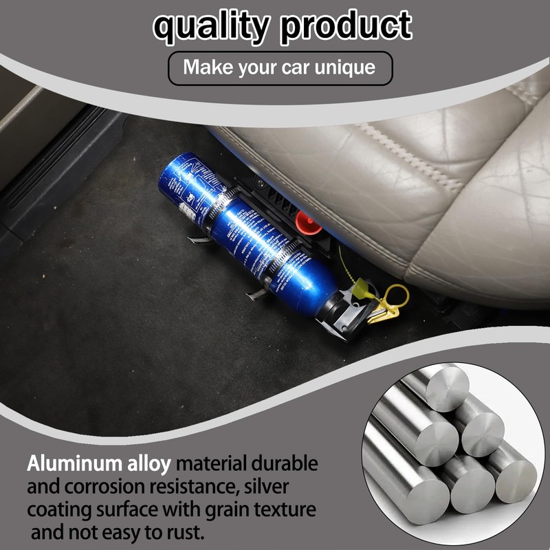 Lcojicep Fire Extinguisher Bracket Under The Co-Pilot Seat Compatible with