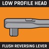 GEARWRENCH 3/8 Drive 84 Tooth Teardrop Ratchet 8-1/4" - 81211A-07