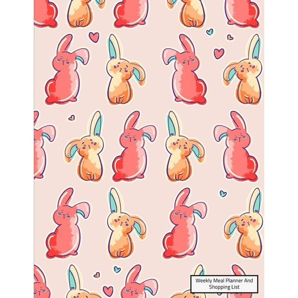Weekly Meal Planner And Shopping List: Grocery list Notepad and