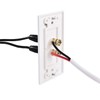 Tuperoymse 2 Posts Speaker Wall Plate Home Theater Wall Plate