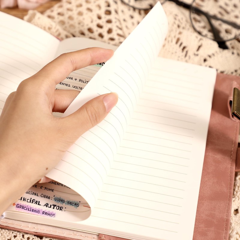 Lock Diary for Women Girls Vintage Lock Journal Refillable Personal