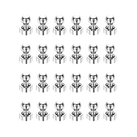 AplysiaTech Updated Strong Magnetic Metal Push Pins, Fridge Magnets Push Pins for Kitchen, Whiteboard, Office, Classroom and Map - Powerful Refrigerator Magnets,Super Strong Fridge Magnet - 24Pack