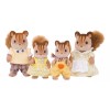 Epoch Sylvanian Families Familia Ardilla Ternurines Ardillas