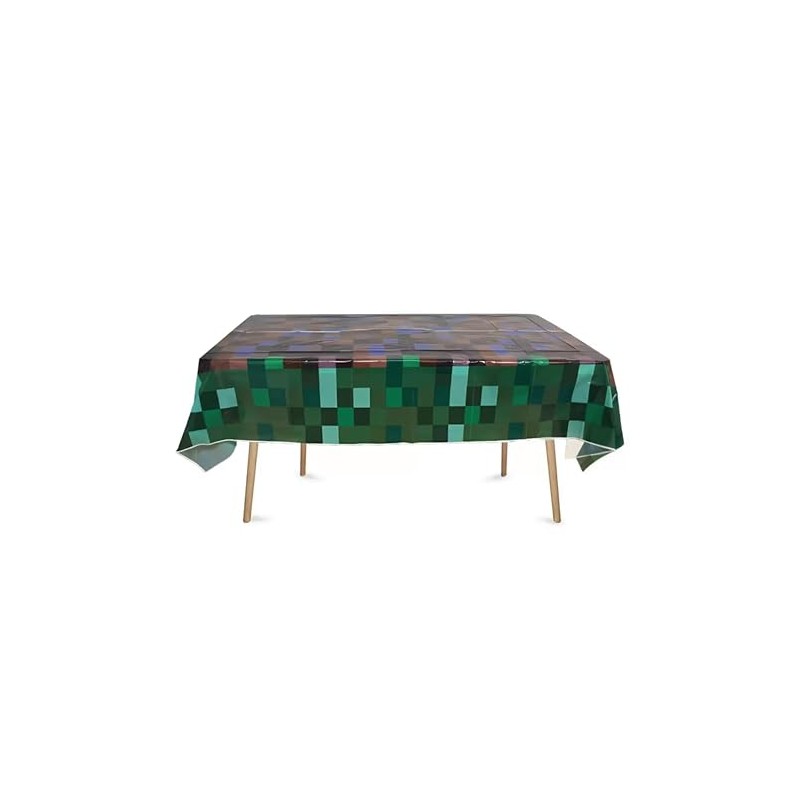 ZhiheHui Birthday party supplies(my world (Tablecloth)