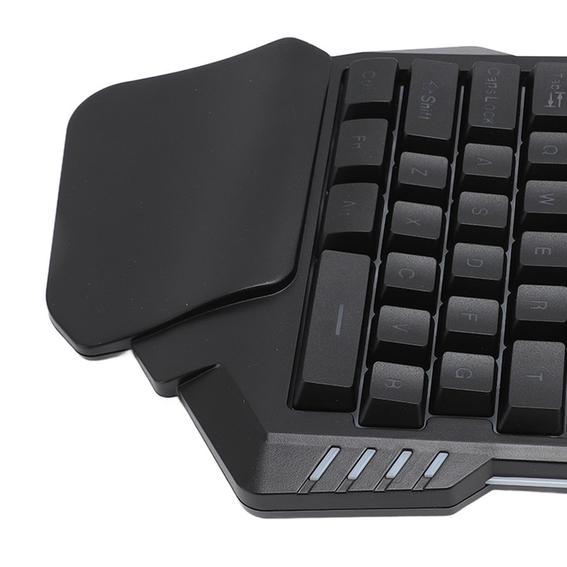 One Handed Gaming Keyboard 35 Keys Portable Gaming Keypad Backlight