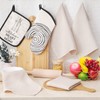 Moosfor 100% Cotton Kitchen Cleaning Cloths, Highly Absorbent Soft Dish