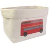 Large 'London Bus' Canvas Organiser/Storage Bag (OR00009679)