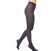 HUE womens Opaque Tights pantyhose, Navy, 1 US