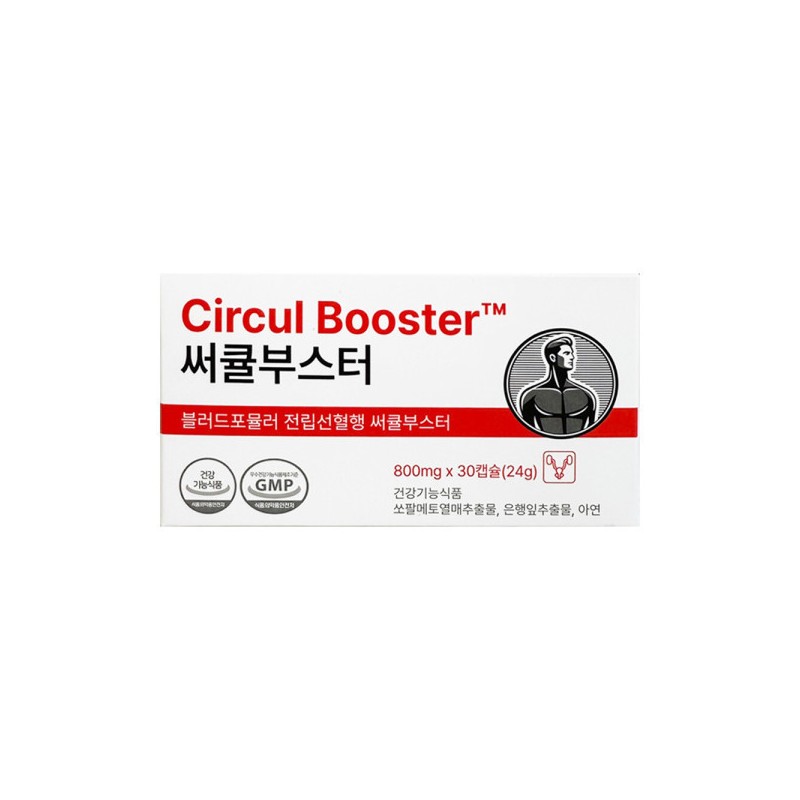 블러드포뮬러 전립선혈행 써큘부스터 800mg x 30캡슐 1개 / 써클 Blood