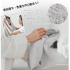 AYO Hotel-Grade Face Towels, Set of 10, Light Gray, Soft,