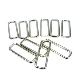 Ichinen Access Family Tool 56730 Square Can (Small Can) (Inner Diameter: 0.5 x 0.2 inches (12 x 6 mm), Wire Diameter 0.07 inches (1.7 mm), Silver, 50 Pieces
