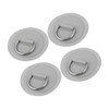 Partuto 4 Pcs Universal D Ring Patch - PVC Stainless