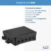 SIMET Junction box 90 x 135 x 40 mm, halogen-free,