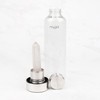 Myga Clear Quartz Crystal Water Bottle - 500ml Glass Drinks