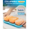 ZDPMK ZDPMK Silicone Freezer Trays With Lid, Leak Proof Stackable