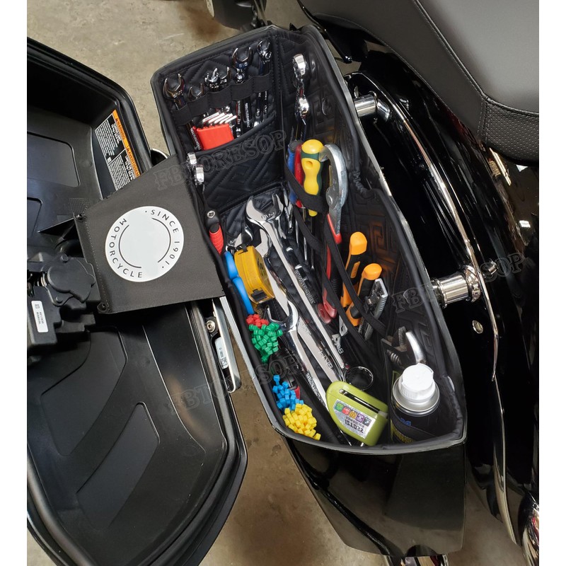 Indian Challenger Saddlebag Liners Flat Top Indian Motorcycle Pursuit Elite