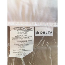Delta Airlines Heavenly Collection First Class Pillow 12x16 in NEW / FREE SHIP!!