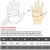 Harssidanzar Mens Gloves Half Finger Goatskin Leather Motorcycle Gloves GM037UK,Black,Size