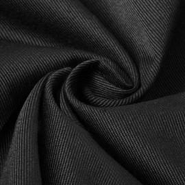 Caterpillar Men’s Apron, Solid Plain, Under-the-Waist Apron, Unisex, Chef, Clerk, Kitchen Cooking, Restaurant, Coffee Shop, Black