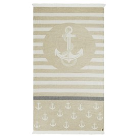 440s Pareo Beach Towel Anchor Sand Colour | MU-6530PA-A | 5601993172856