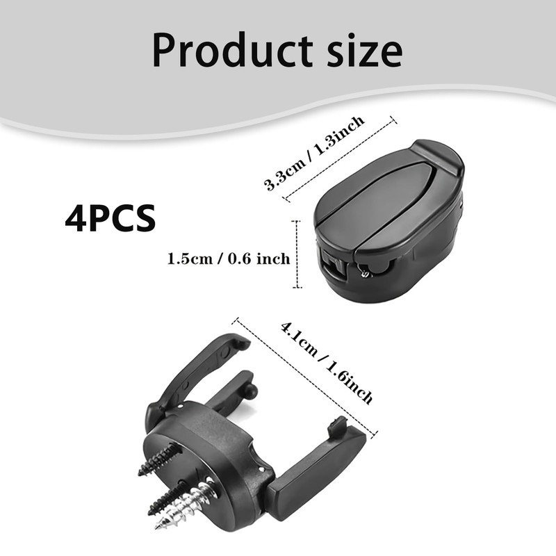 Syylqyr 4 Pcs Golf Ball Grabber, Golf Ball Picker Upper