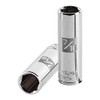 Truper D-1414-L, Dado de 6 puntas, largo, cuadro 1/4" de