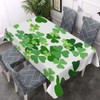 Walmsco Tablecloth Green Clover Luck Decor For Dining Room Kitchen