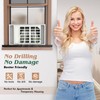 Marudina Upgraded No-Drill Window AC Bracket, Adjustable Window Air Conditioner