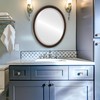 OVALCREST Oval Beveled Wall Mirror for Home Decor - Toronto