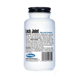 ComStar Lock Joint,1/2 Pint, Blue Pipe Joint Sealant, Leak-Proof NPT Thread Connections, Works on Metal & Plastic Pipes, High Temperature & Pressure Resistant, Lubricates & Seals Gaskets (10-625)