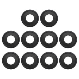 PATIKIL 10pcs Tri Clamps Gasket, 50.5mm OD 23mm ID Sanitary TC Tri Clamps Gasket Tri Pipe Rubber Ferrule Washers Tube Fittings O Ring Seal Gaskets for Dairy Brewing Winery Equipment