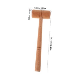 Hohopeti Wooden Jewelry Shaping Hammer Ergonomic Mallet for Jewelry Repair and Polishing Tool for Crafting Detailed and Surface Finishing