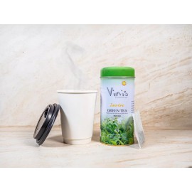 Vinis Premium Jasmine Green Tea Box of 6 Tins, 50 tea bags per Tins