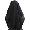 3-Layer Saudi Niqab for Women – Breathable Georgette, Full Face