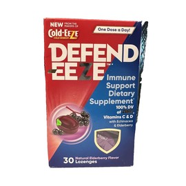 Cold-EEZE Defend-EEZE Immune Support 30 Natural Elderberry Flavor Lozenges (1)