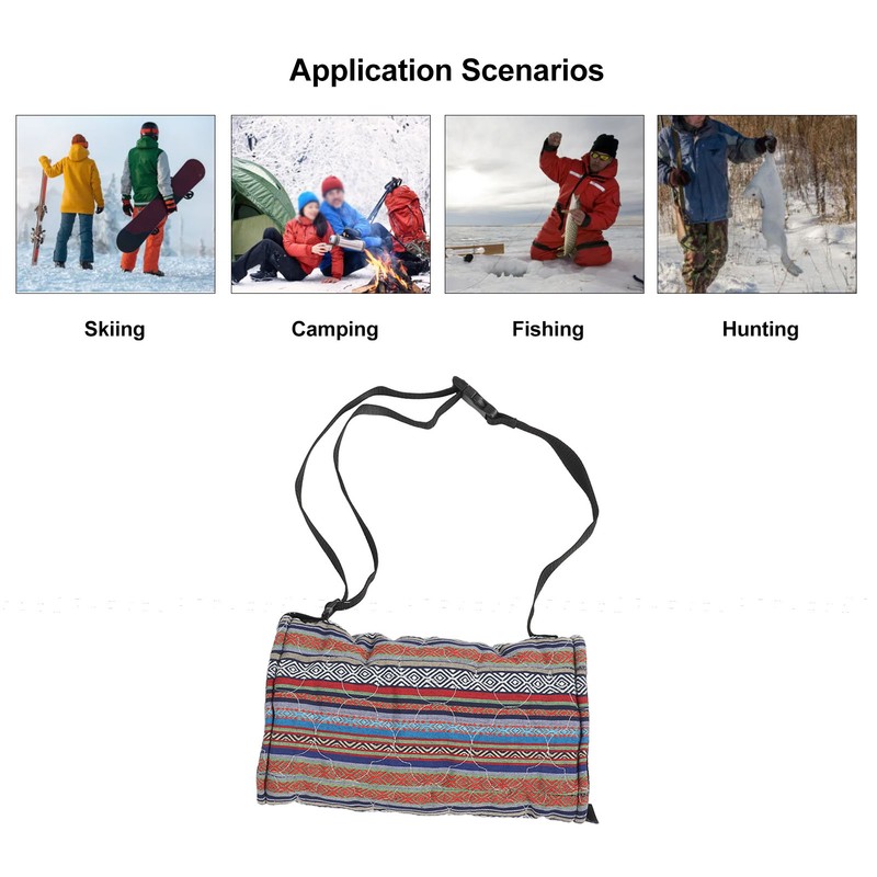 Hand Warmer Pouch Soft Comfortable Warm Adjustable Strap Hand Muffs