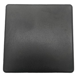 8080 European Standard Black Square Plastic Aluminum Profile End Caps, 80×80mm (10pcs)