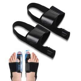 ZEXIJOW Ballenzehen-Korrektur,2x Hallux Valgus Korrektur Schiene zur Zehenbegradigung für Tag und Nacht, Hallux Valgus Bandage für Herren und Damen Schutz der großen Zehe,Zehenschutz