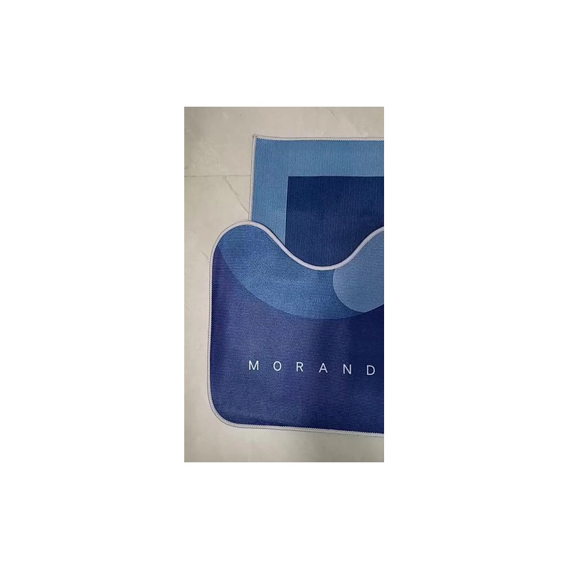 3pz Tapete Baño Ultra Suave Alfombra Antidesliz Absorbente